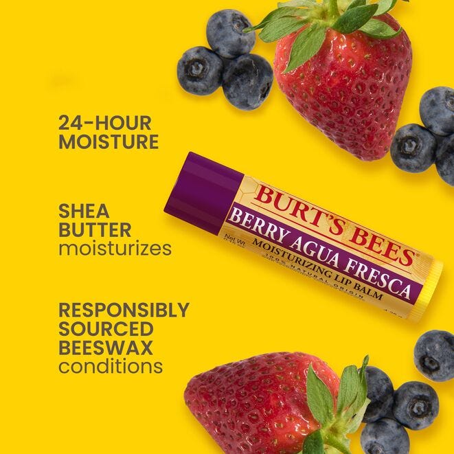 Burt's Bees Lip Balm Tropical Assortment 4 Pack - US 6172
