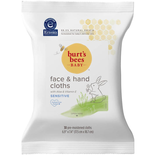 Burt's Bees Baby Face & Hand Cloths - US 7682