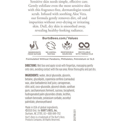 Sensitive Solutions Gentle Face Scrub - US 7606