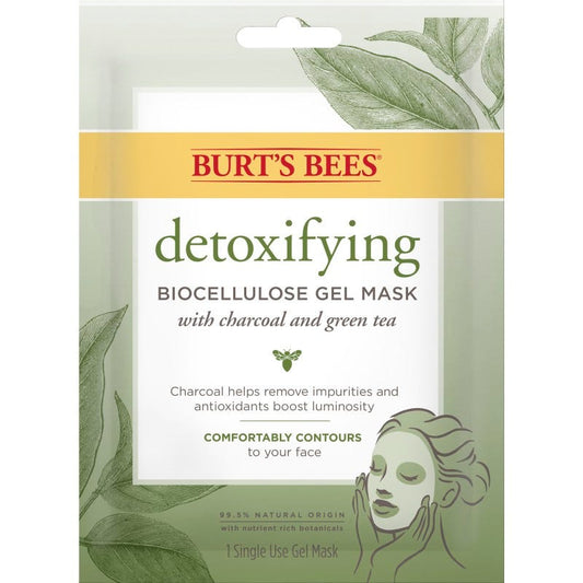 Detoxifying Biocellulose Gel Mask with Charcoal & Green Tea - US 8692