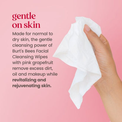 Facial Cleansing Towelettes with Pink Grapefruit - US 7254