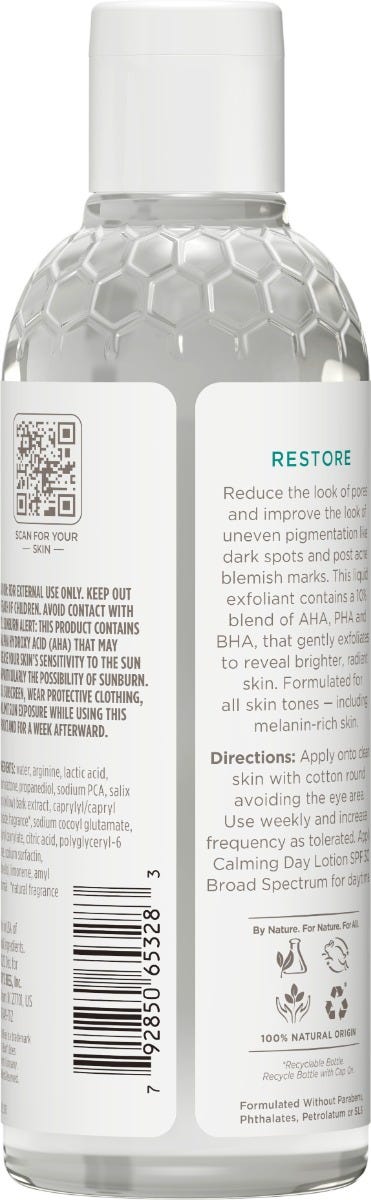 Clear & Balanced Even Tone Liquid Exfoliant - US 3737