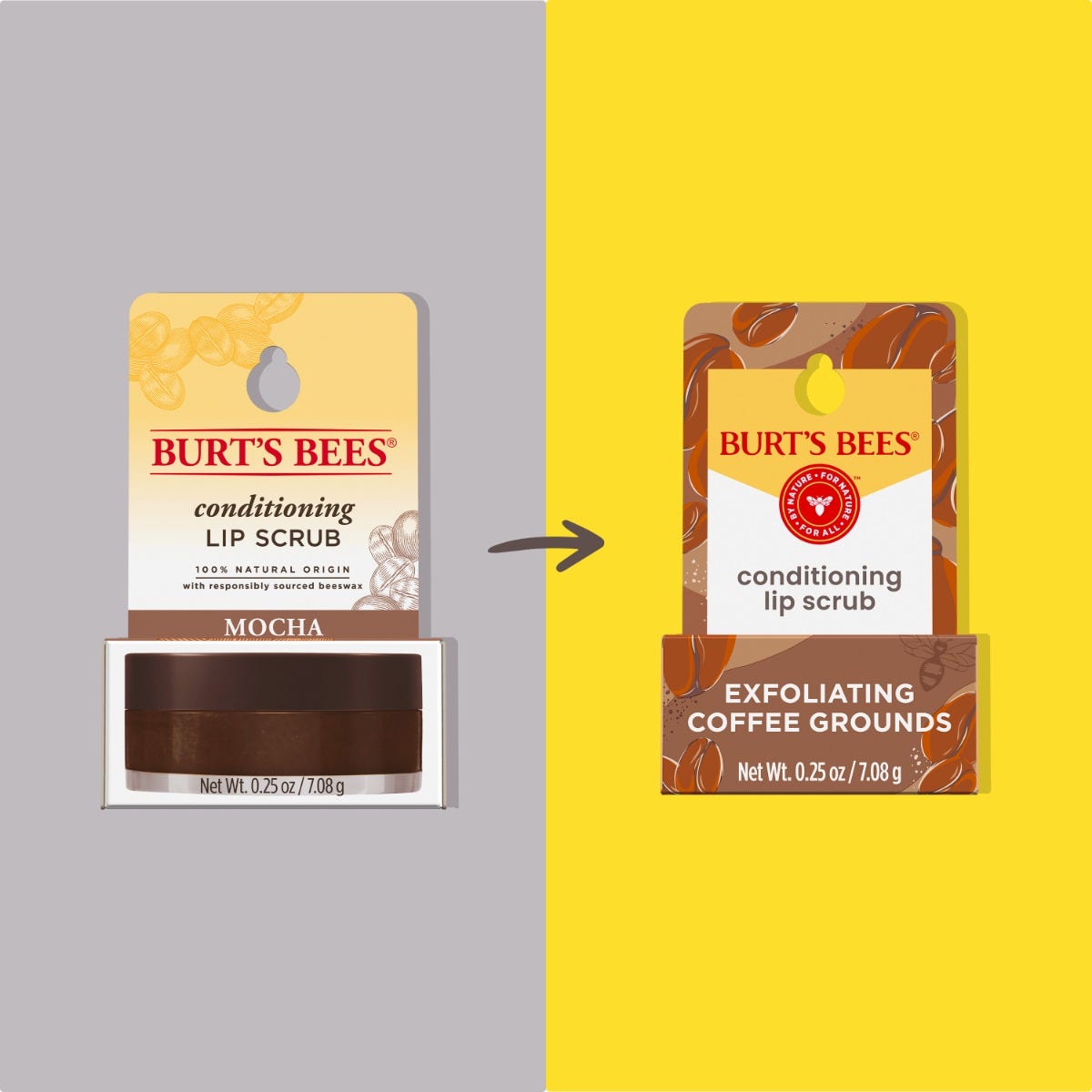 Conditioning Coffee Grounds Lip Scrub - US 3948